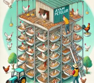 Manfaat Beternak Ayam Petelur di Kandang Bertingkat untuk Efisiensi Lahan